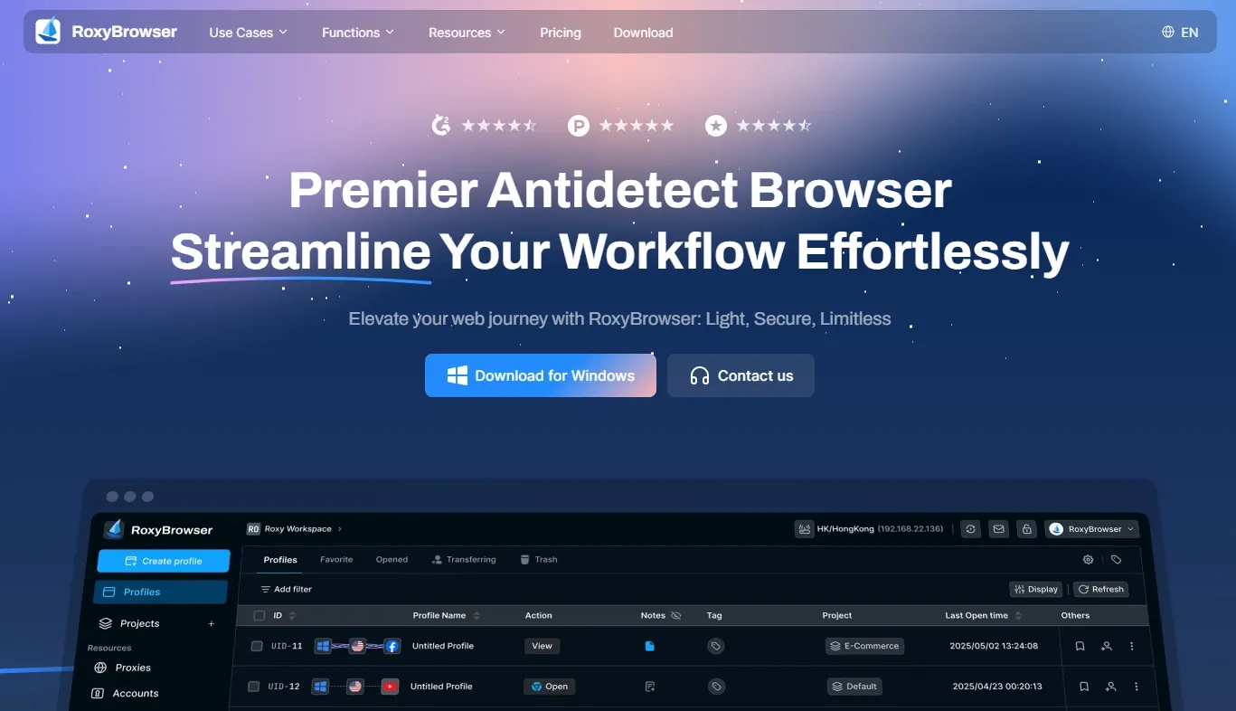 RoxyBrowser best solution for bypassing blocked sites.webp